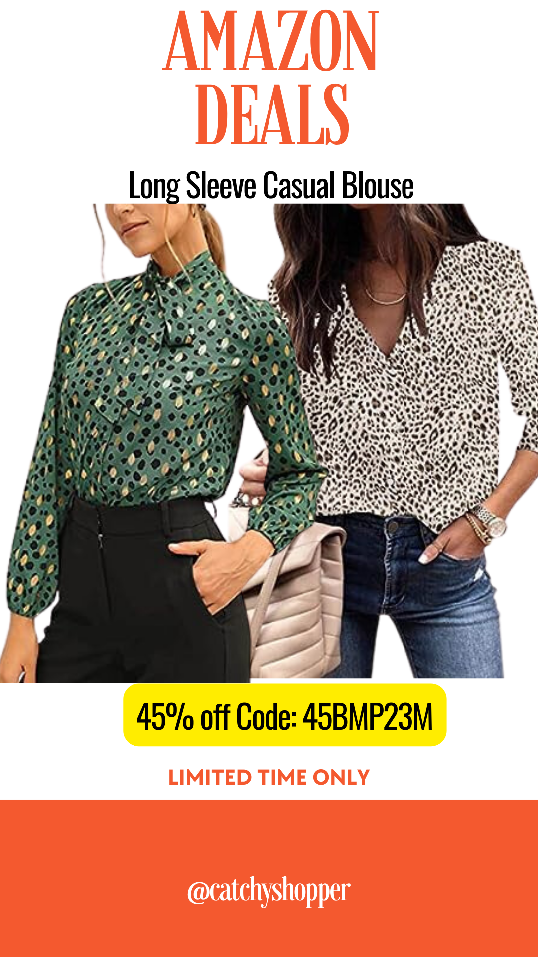 Long Sleeve Casual Blouse