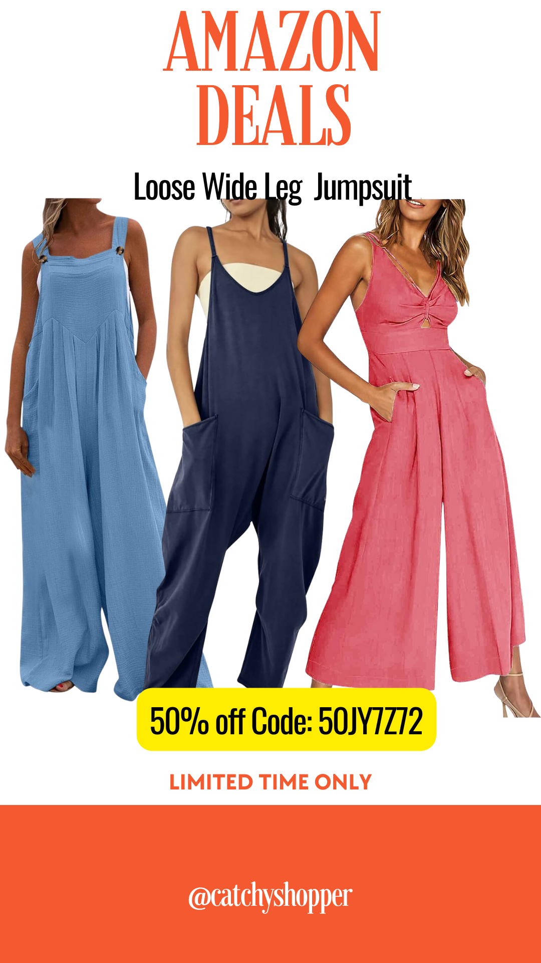 Loose Wide Leg Jumpsuit