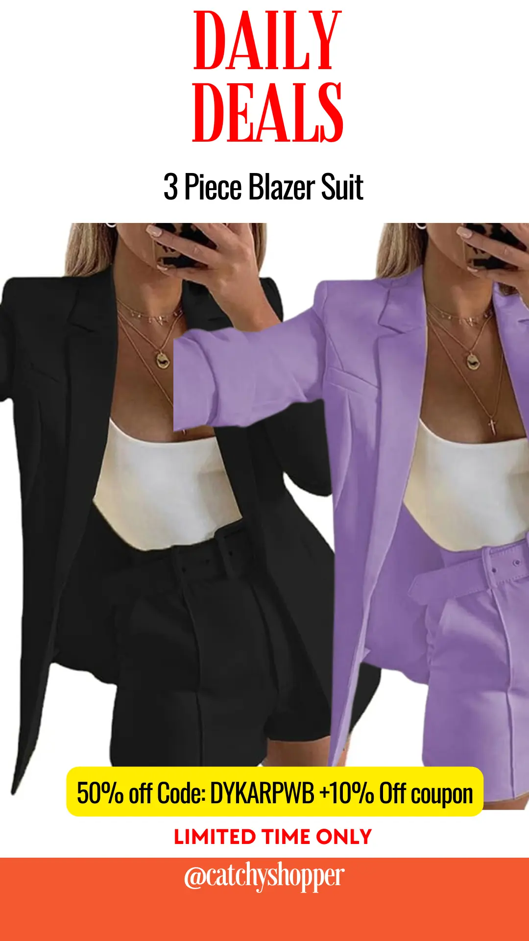 3 Piece Blazer Suit
