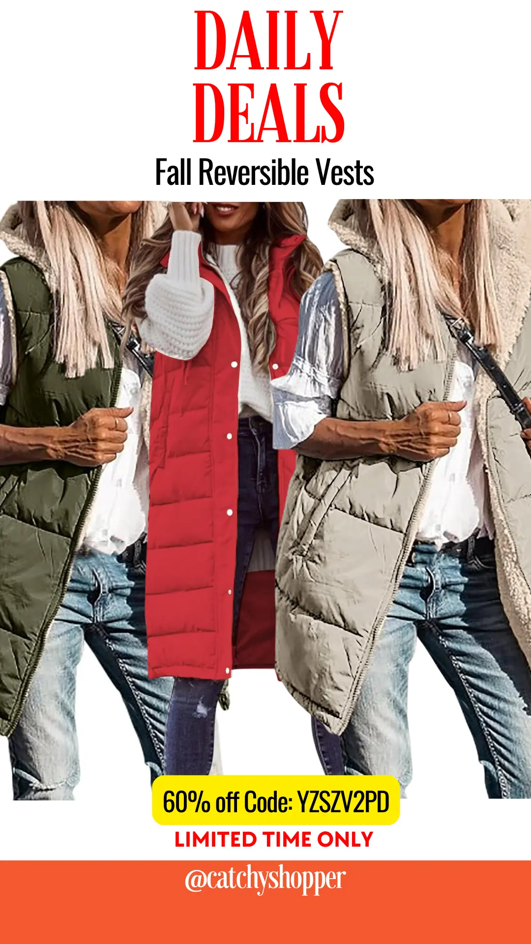 Fall Reversible Vests