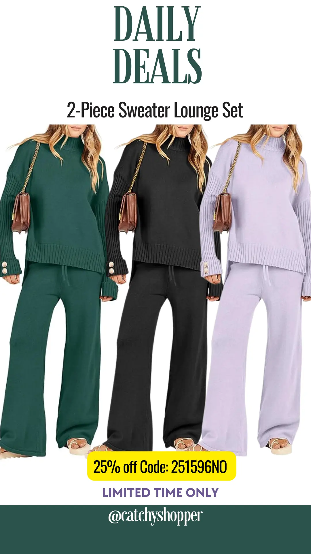 2-piece Sweater Lounge Set 