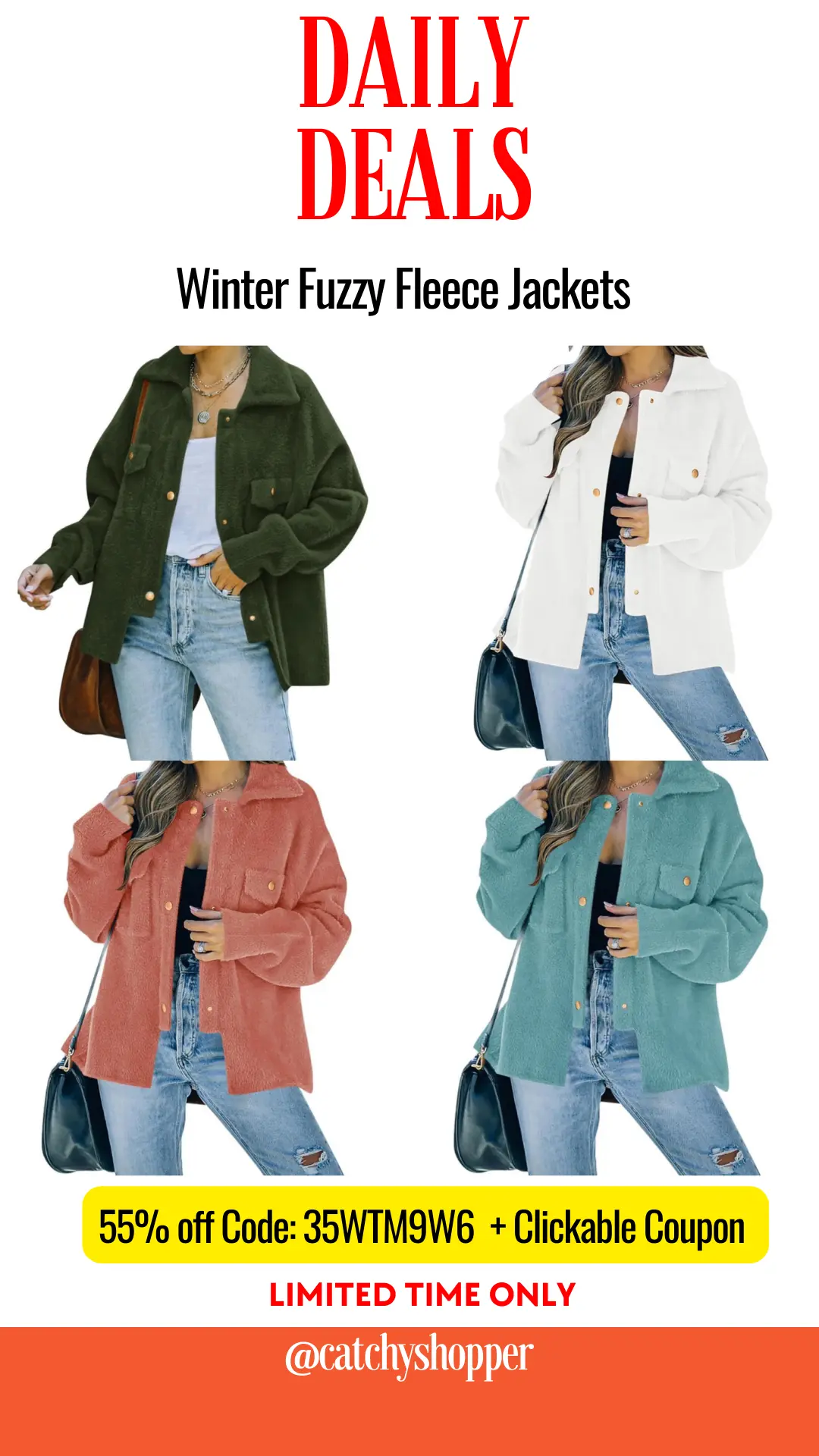 Winter Fuzzy Fleece Jackets