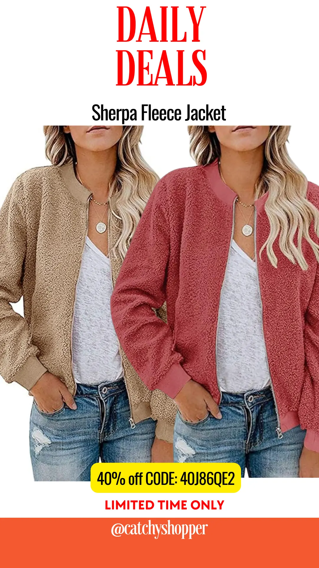 Sherpa Fleece Jacket