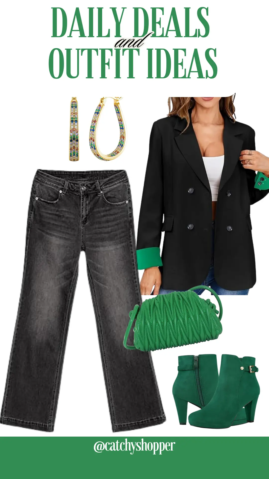 Jeans and Blazer Work Outfit