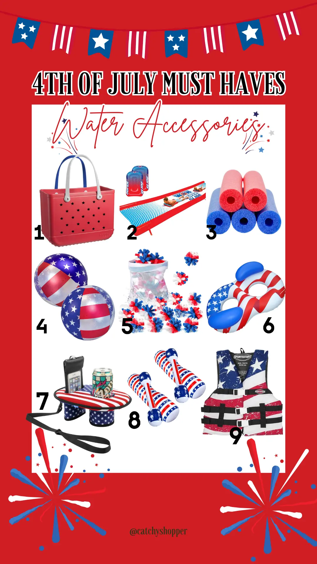 4th of July Water Accessories&nbsp;