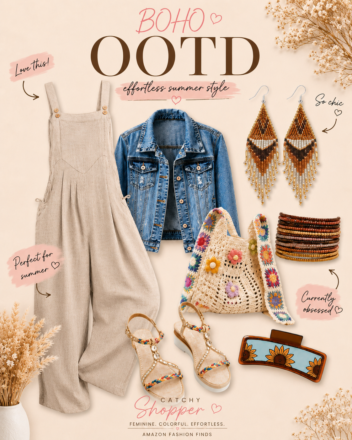 casual chic outfits boho summer fashion colorful vacation outfits beach vacations summer festivals coffee dates