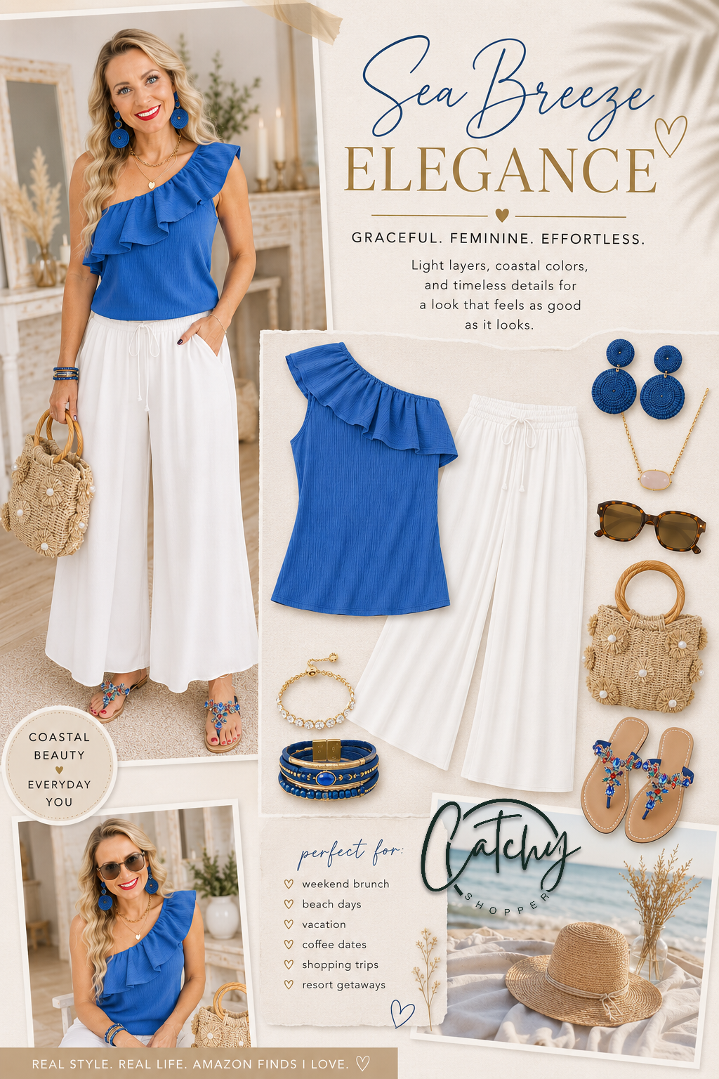 Amazon fashion finds feminine resort wear effortless summer style brunch outfit ideas vacation style for women