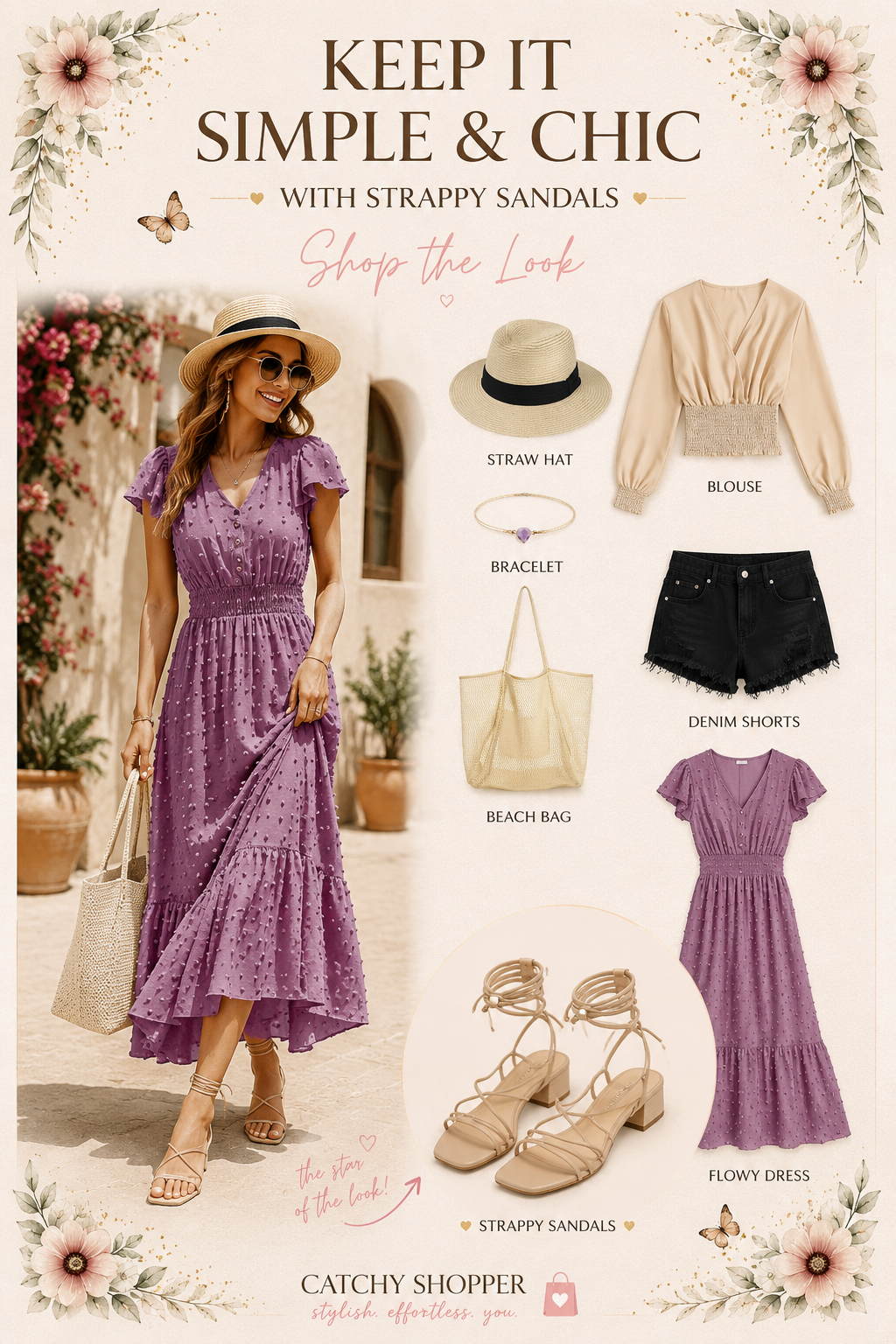 dress with sandals outfit