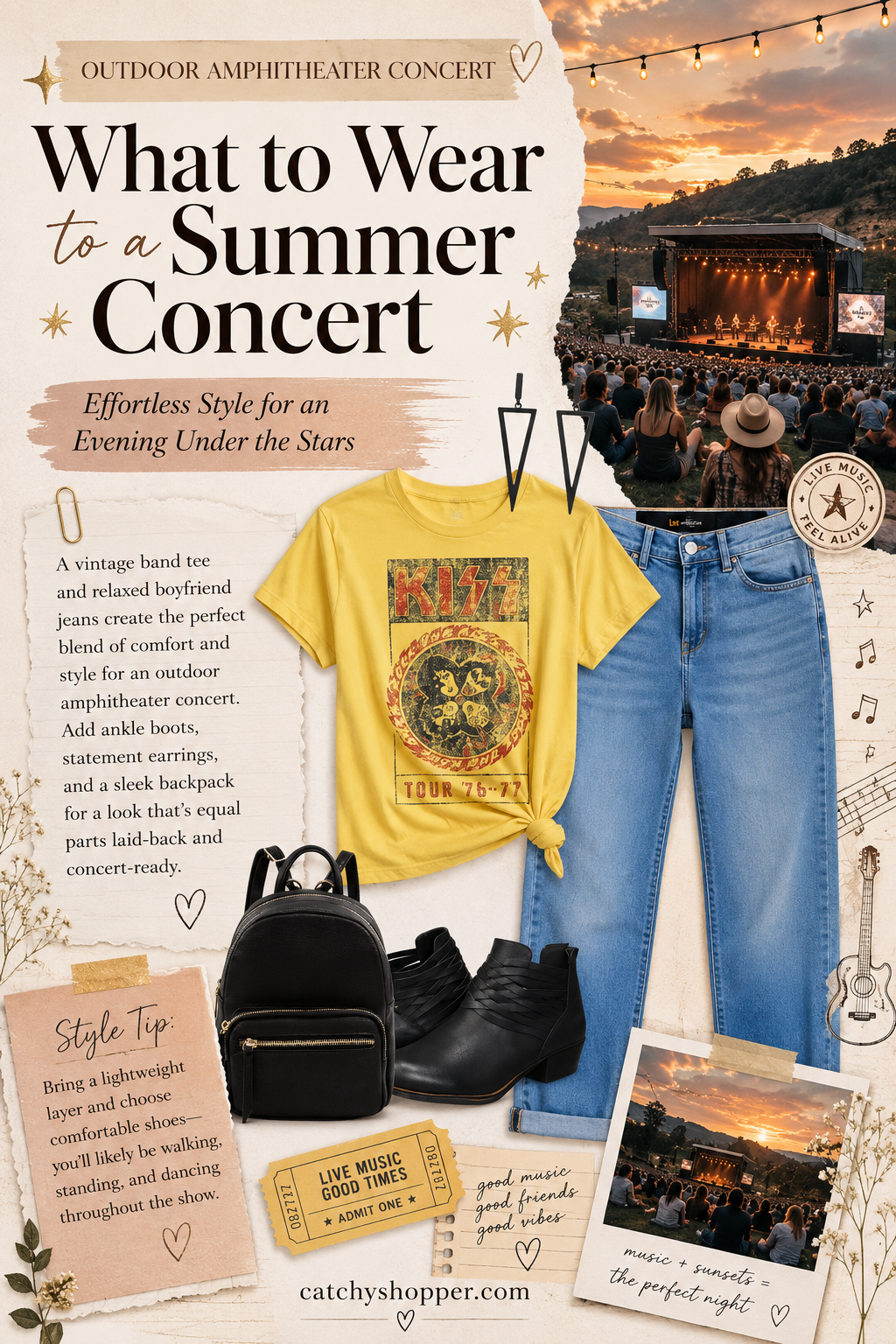 summer concert outfit ideas