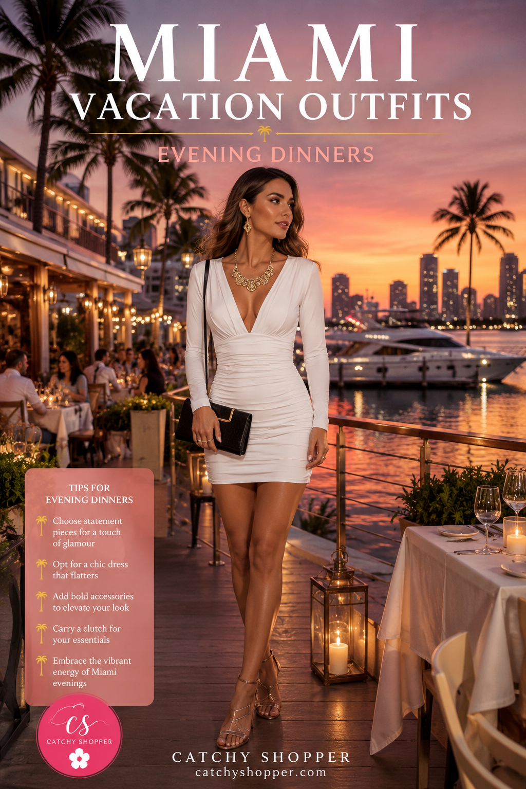 vacation dinner outfits