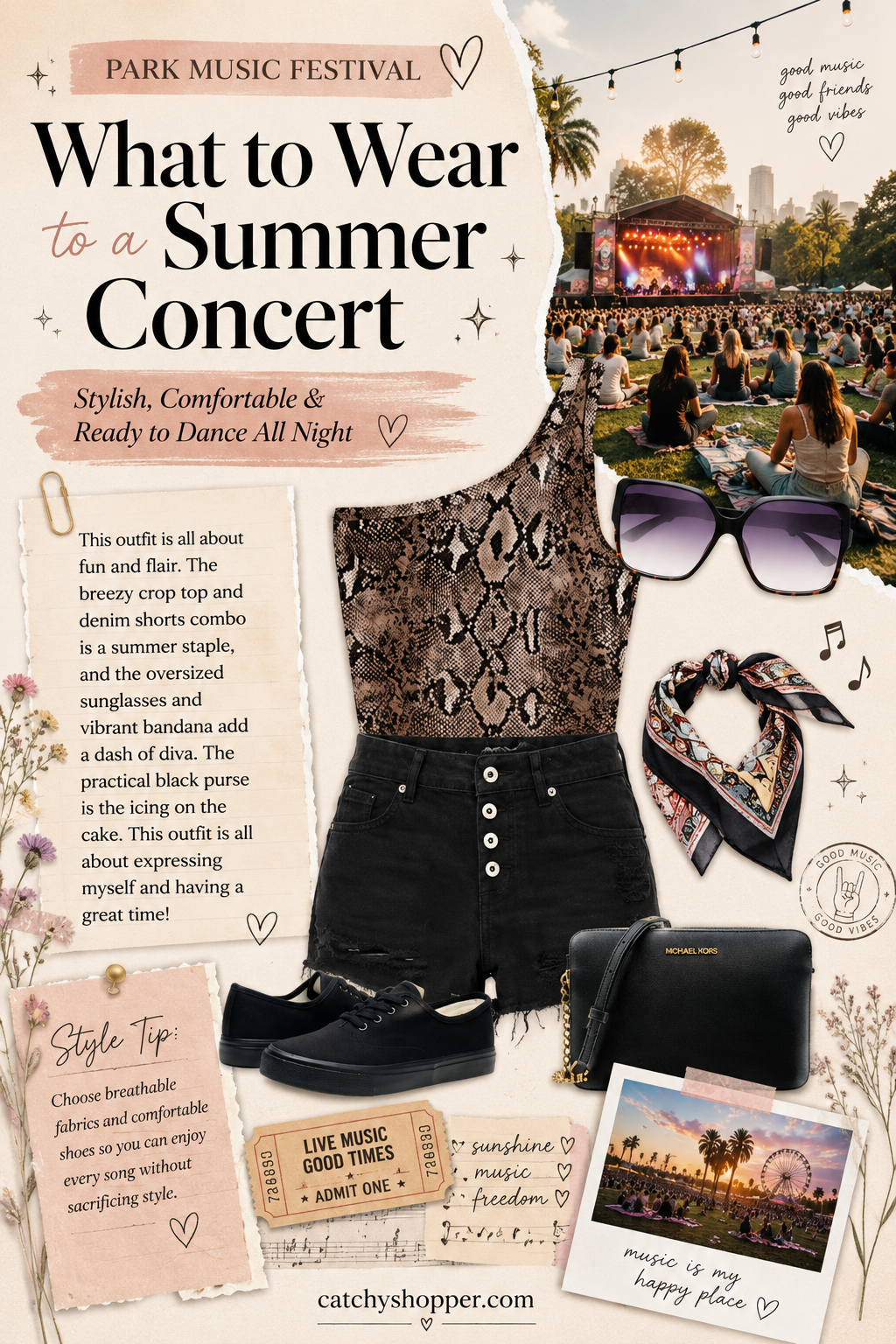 summer concert outfit ideas 2023