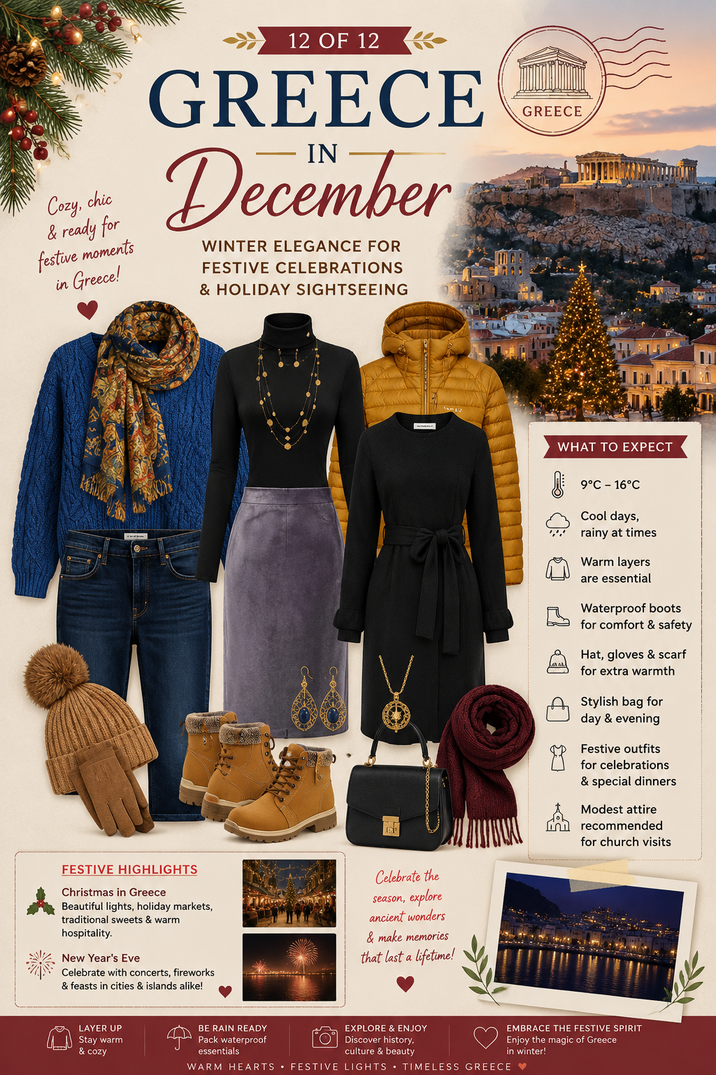 What to Wear in Greece in December
