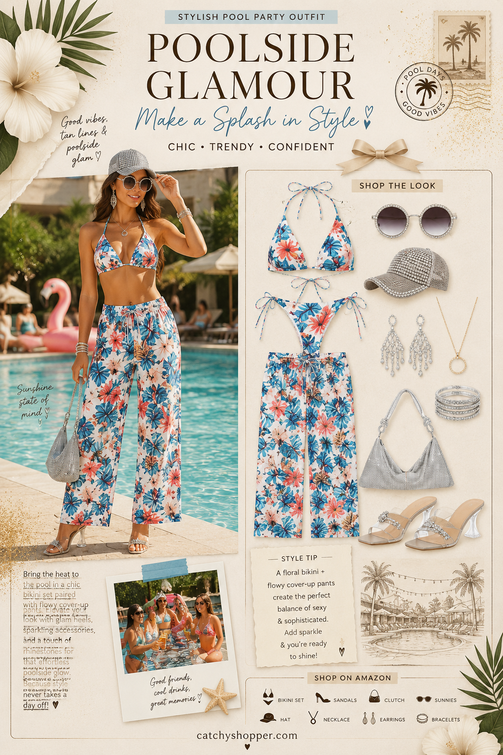 pool party look