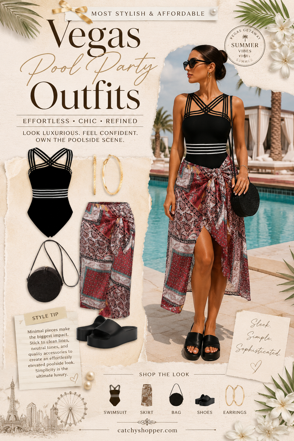 vegas pool party outfits