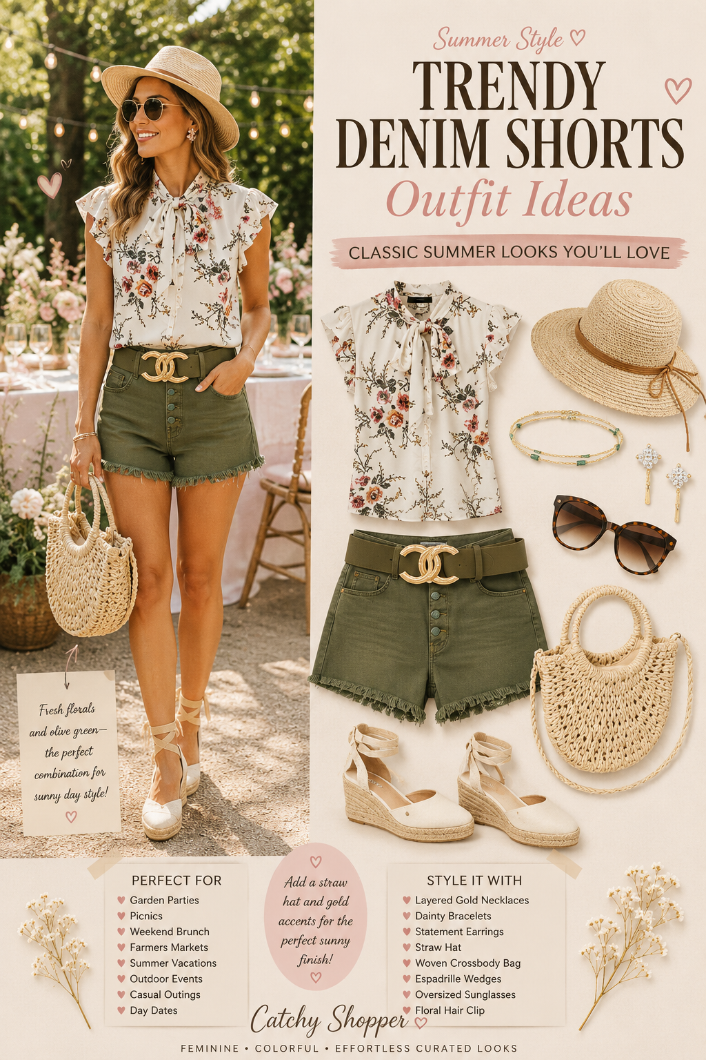 denim cut off shorts