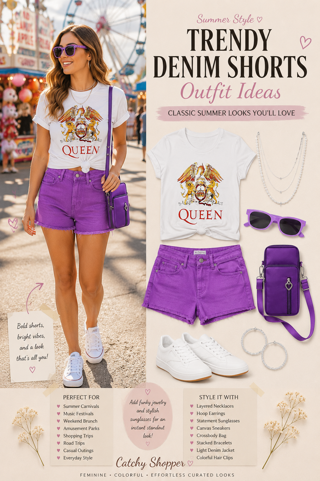 stretchy denim shorts
