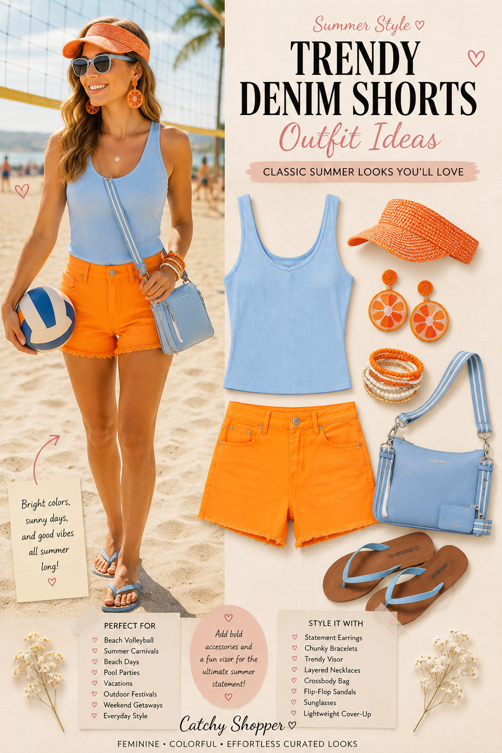 boyfriend denim shorts