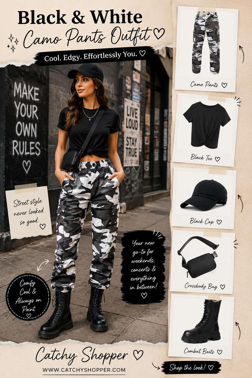Black and White Outfits Women
