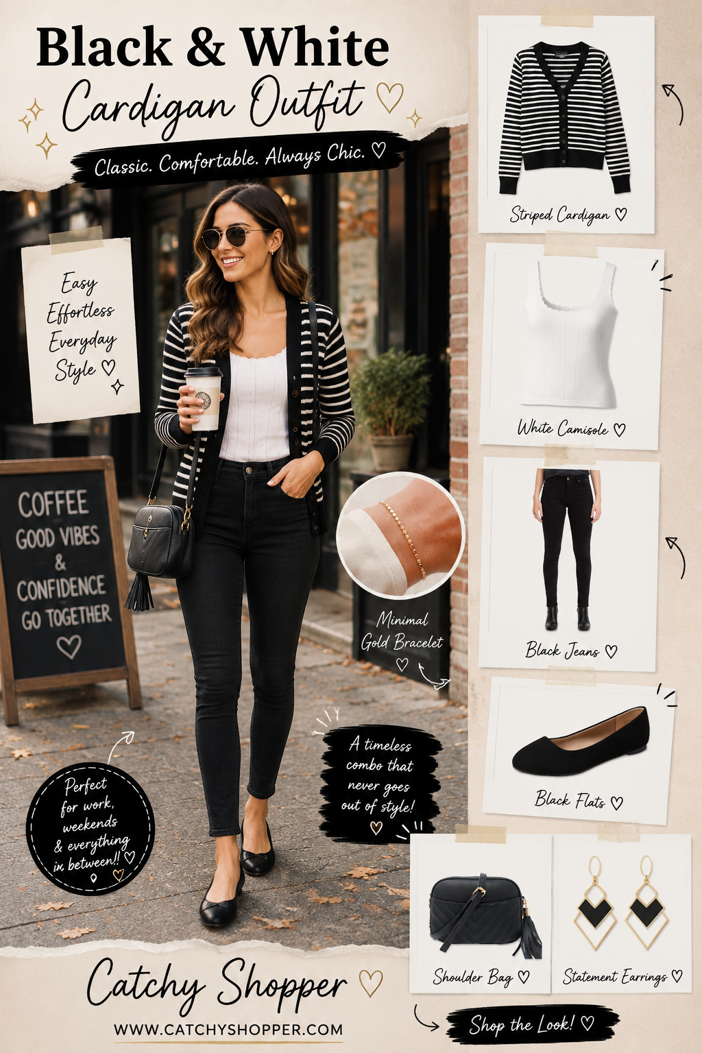Black and White Outfits Casual