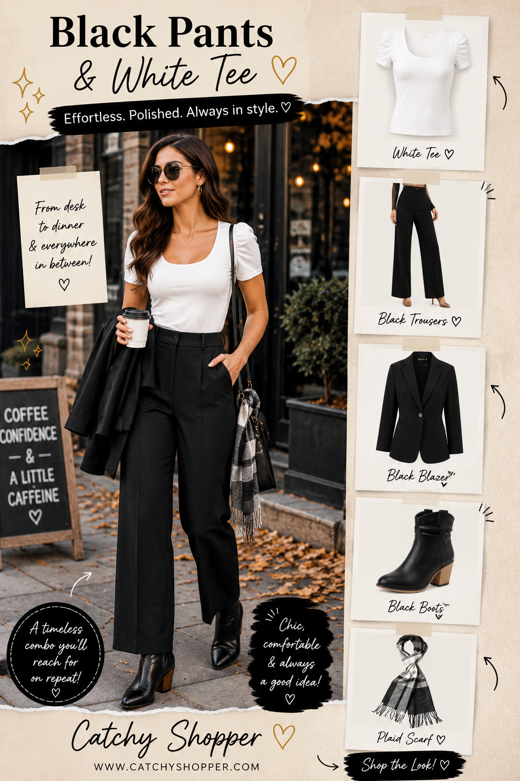Black and White Outfits for Women