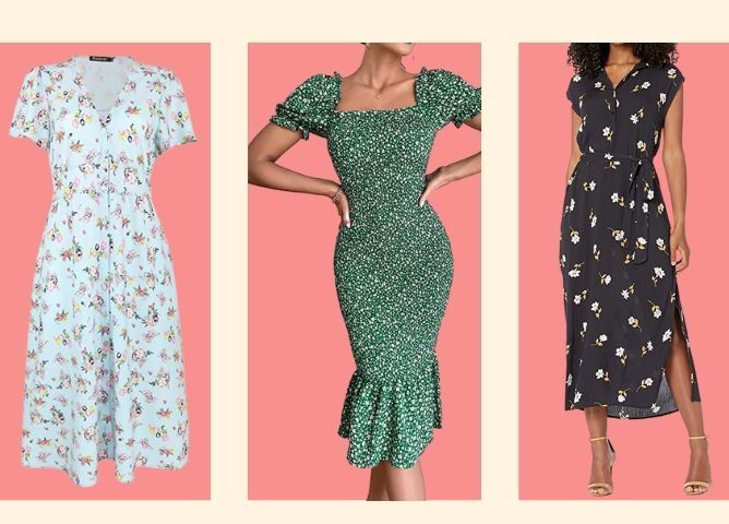 These 15 Spring Midi Dresses Are So Glamorous, You'll Be Wearing Them All Season Long