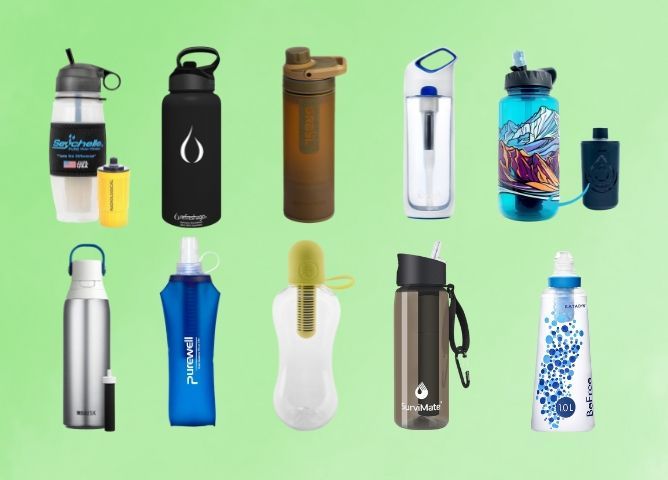 13 Best Water Filter Bottles for Every Lifestyle