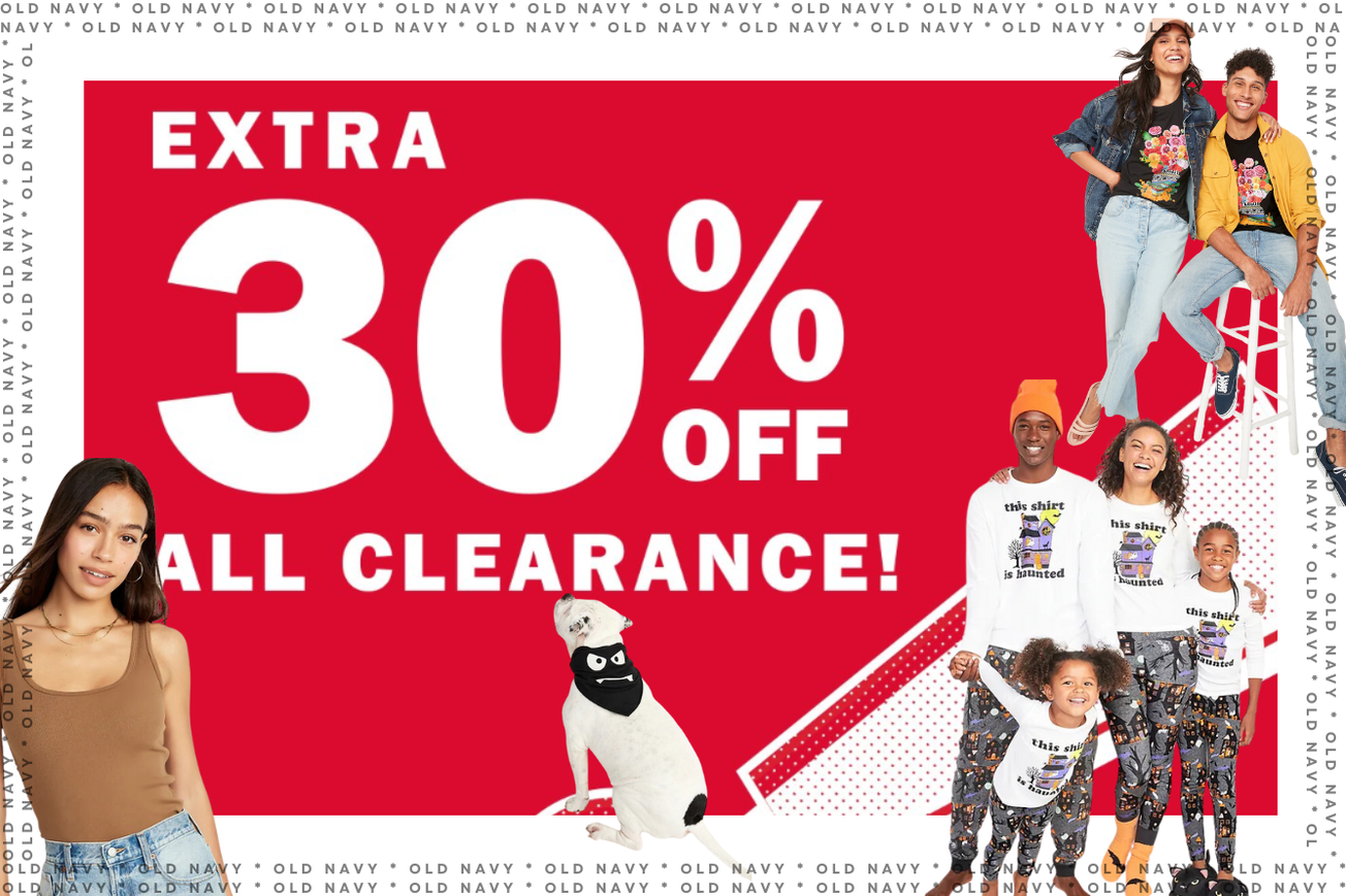 Score Big Savings at the Old Navy Clearance Sale - Extra 30% Off Today Only