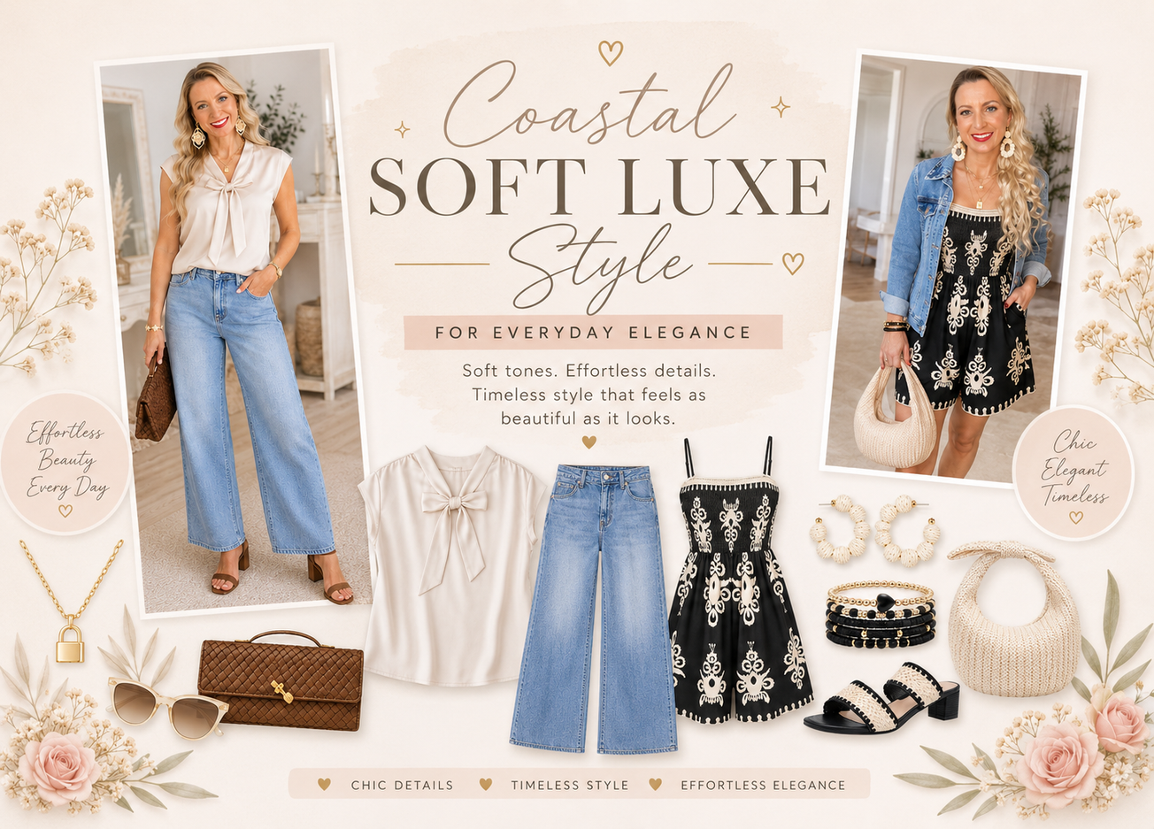 Amazon fashion finds brunch outfit ideas feminine spring fashion casual coastal chic style vacation outfit inspiration 