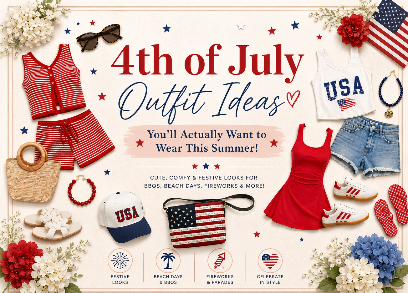 4th of July Outfit Ideas You'll Actually Want to Wear This Summer!