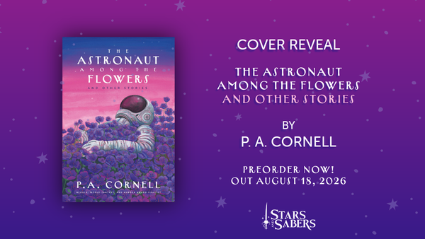 COVER REVEAL for THE ASTRONAUT AMONG THE FLOWERS