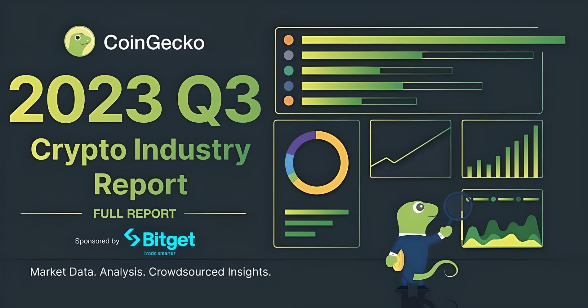 Crypto Market Cap Decreases by 10% and Other Notable Aggregates in Q3/2023