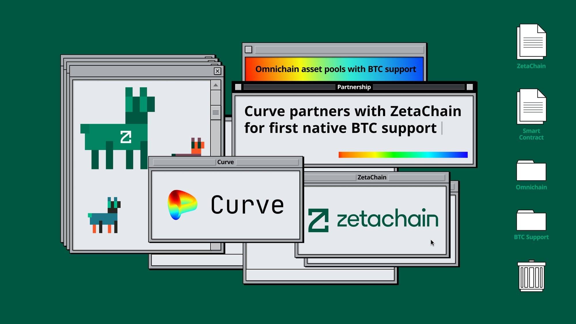 Curve Integrates ZetaChain to Support Native Bitcoin Swaps