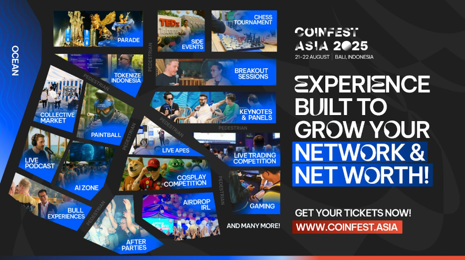 Coinfest Asia 2025 Returns to Bali at Its Biggest Scale Ever, Bringing Together Over 10,000 Crypto Enthusiasts from Around the World