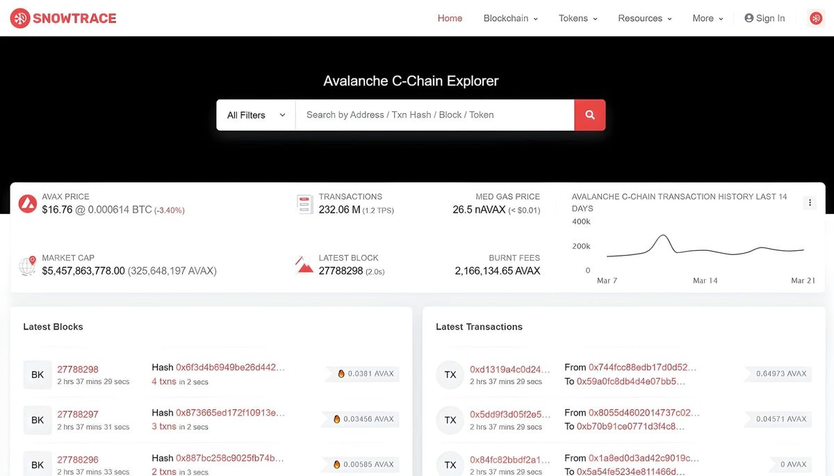 Avalanche Faces C-Chain Outage, No New Blocks Created for Nearly 3 Hours