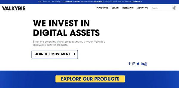 CoinShares Considering Acquisition of Valkyrie