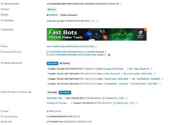ĐIỀU TRA: Cảnh báo "1B $DOT minted and dumped" - Token giả mạo hay sự cố bridge thật?