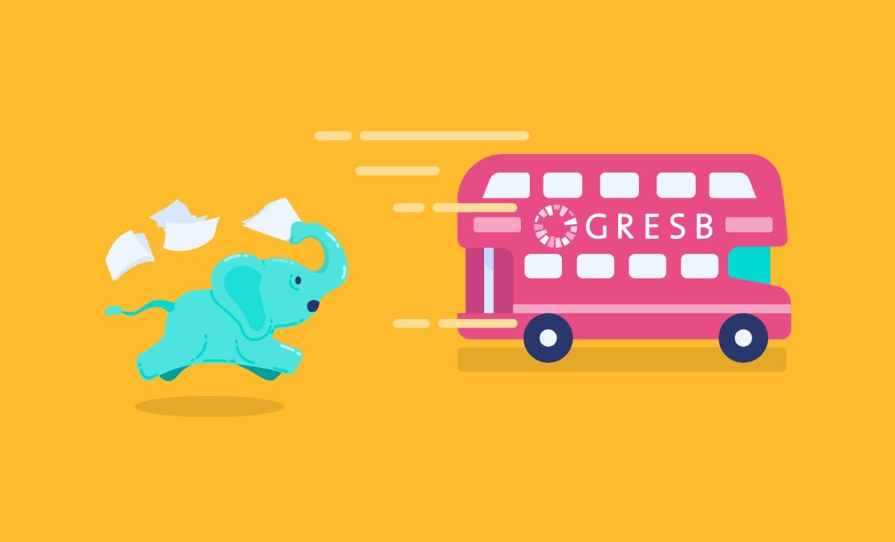 Cartoon-style illustration representing the submission deadline for 2024 GRESB Assessments.