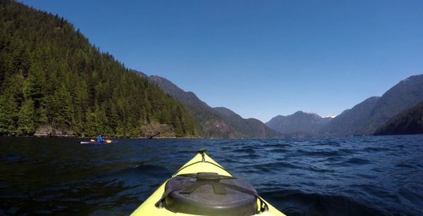 When kayaking around Skookumchuck Narrows