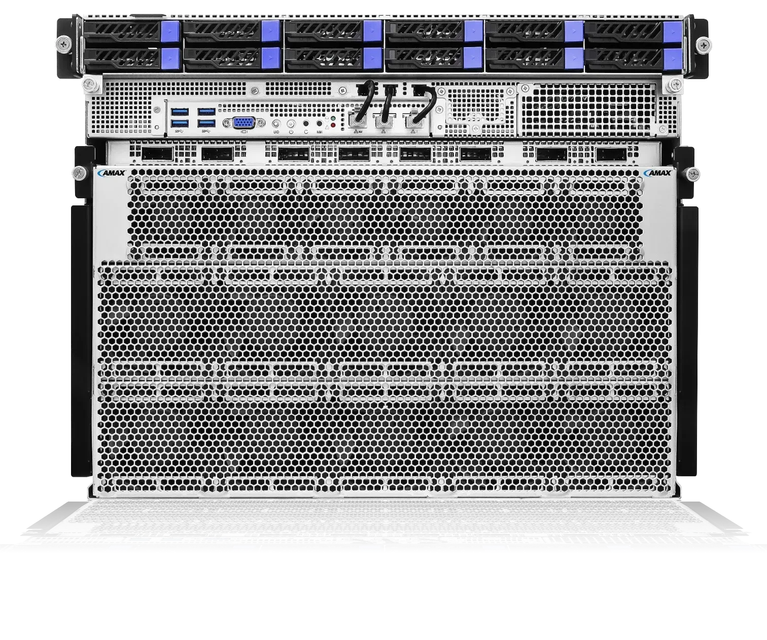AMAX RackScale 32 with NVIDIA HGX B300 for AI workloads