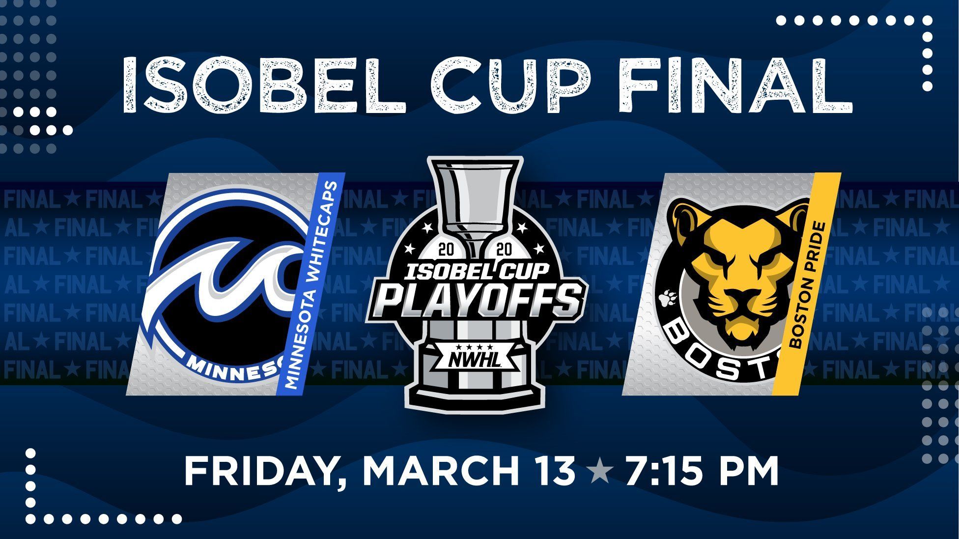 NWHL: Pride, Whitecaps Aim for Isobel Cup