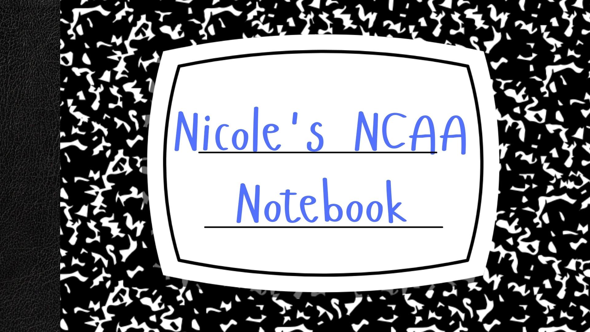 Nicole's NCAA Notebook: October 26, 2026