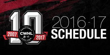 CWHL Announces Full 2016-17 Schedule