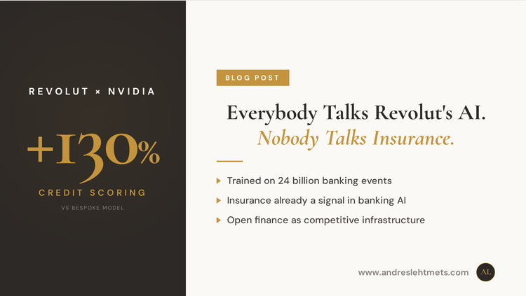 Everybody Talks Revolut's AI. Nobody Talks Insurance.