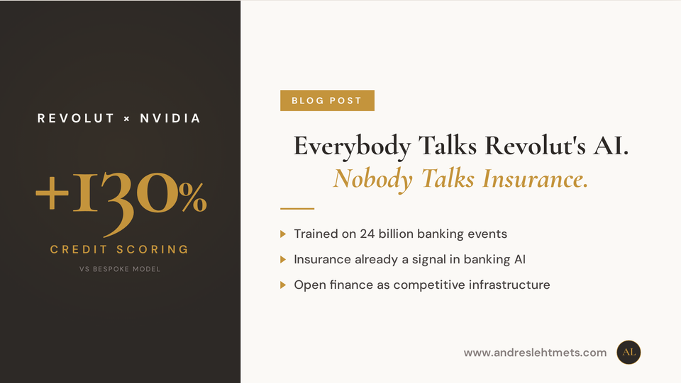 Everybody Talks Revolut's AI. Nobody Talks Insurance.