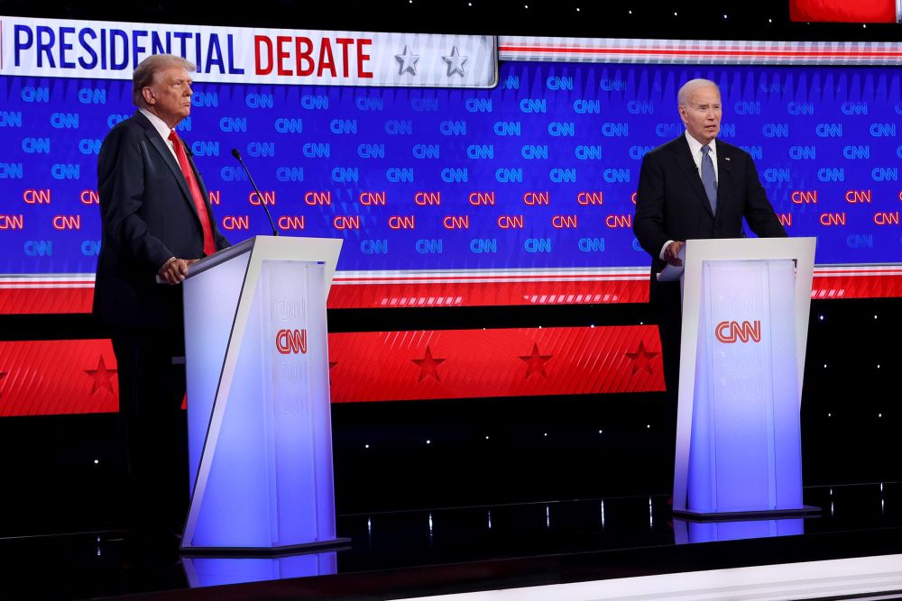 Trump Dominates Biden in First Presidential Debate: Democrats Scramble for Replacement post image