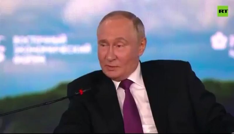 Putin Mockingly Throws Support Behind Kamala Harris Following Biden's Endorsement post image