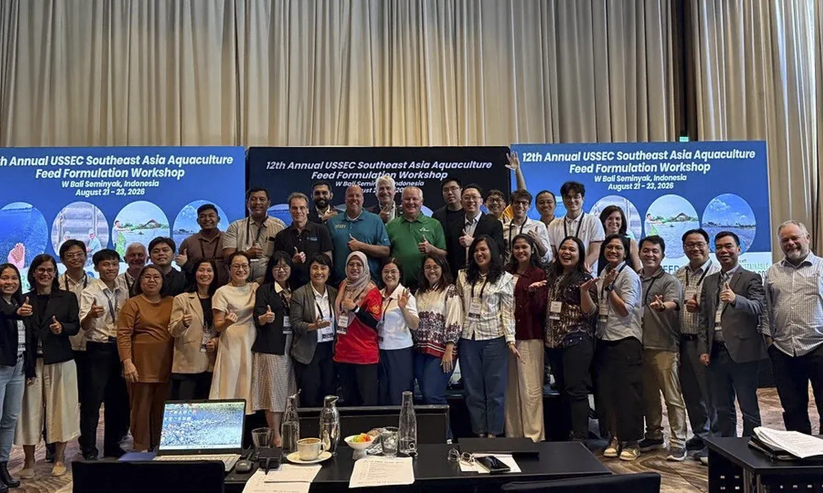 Participants at the 12th annual Southeast Asia Aquaculture Feed Formulation Workshop in Bali.
