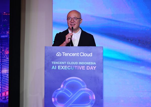 Image issued with Tencent Cloud’s Indonesia AI agent suite announcement.