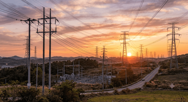 Reference image of power grid (this image was created using Google Gemini AI program).