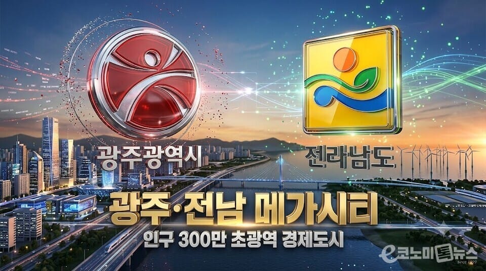The Gwangju-Jeollanam-do megacity strategy aims to integrate the two regions into a single living and economic zone to establish a metropolitan economic city with a population of 3 million.